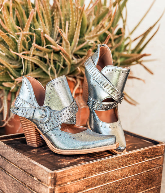 Not Rated Fiona Ankle Boot in Silver