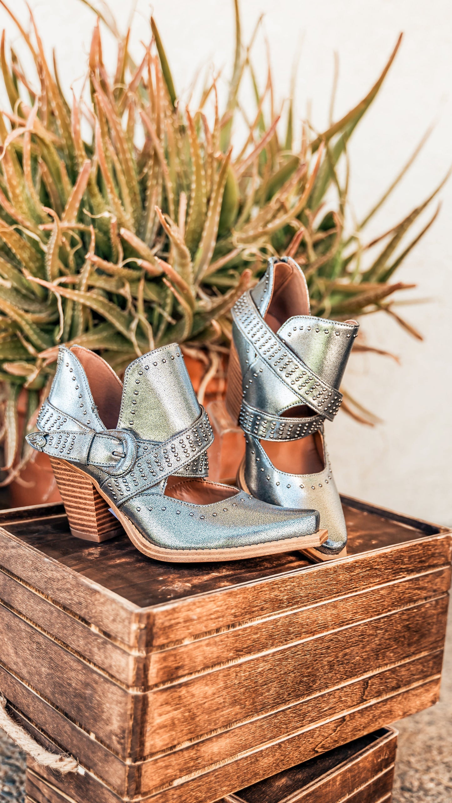 Not Rated Fiona Ankle Boot in Silver