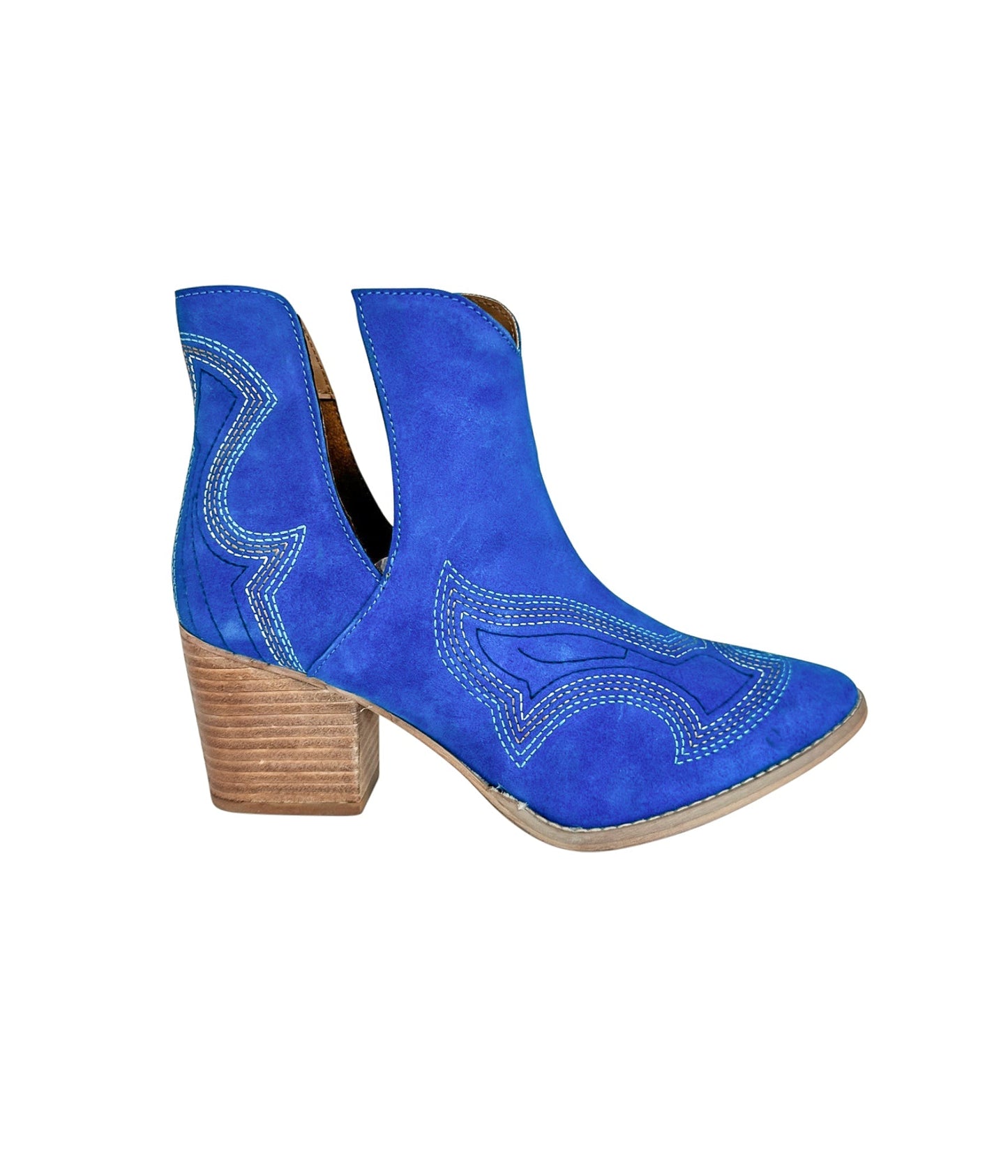 Naughty Monkey Journee Ankle Boots in Blue