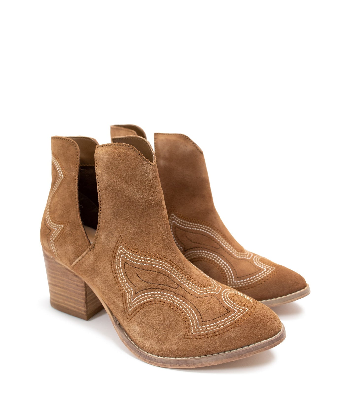 Naughty Monkey Journee Ankle Boots in Tan