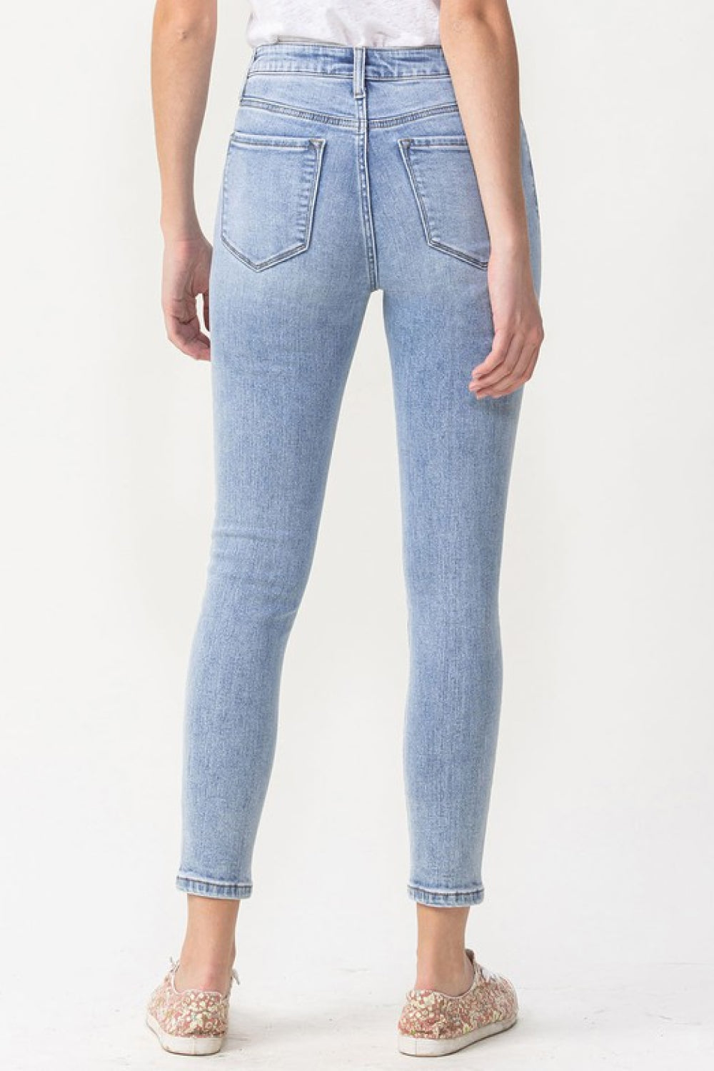 Lovervet Full Size Talia High Rise Crop Skinny Jeans - G Marie's Boutique 