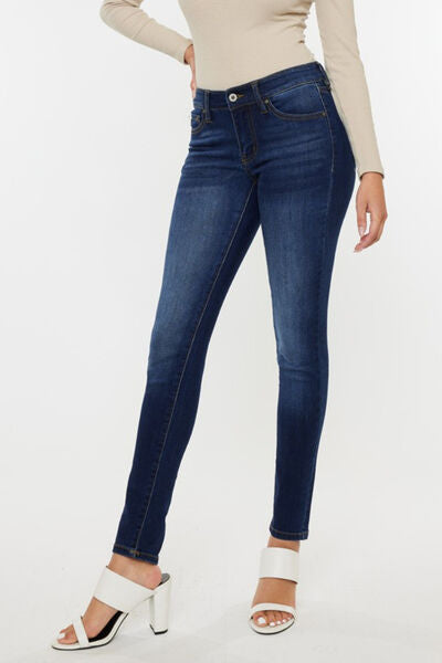 Kancan Mid Rise Gradient Skinny Jeans - G Marie's Boutique 