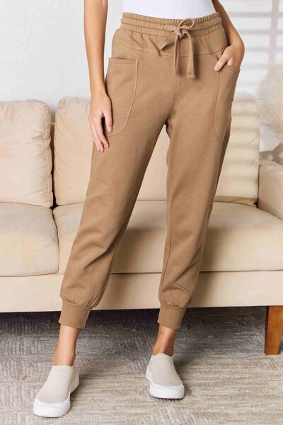 RISEN High Rise Relaxed Joggers - G Marie's Boutique 