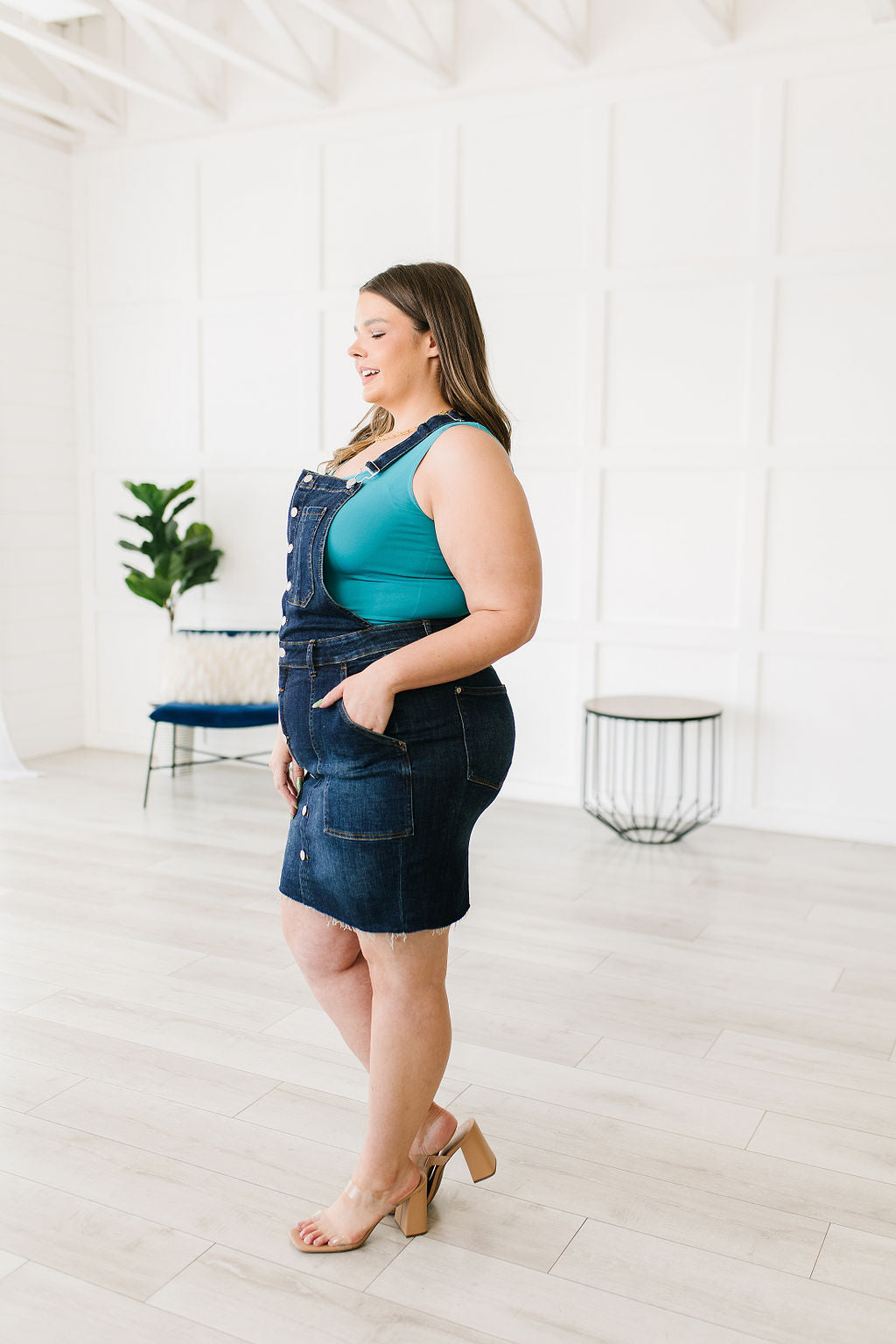 Judy Blue Agnes Denim Overall Dress - G Marie's Boutique 