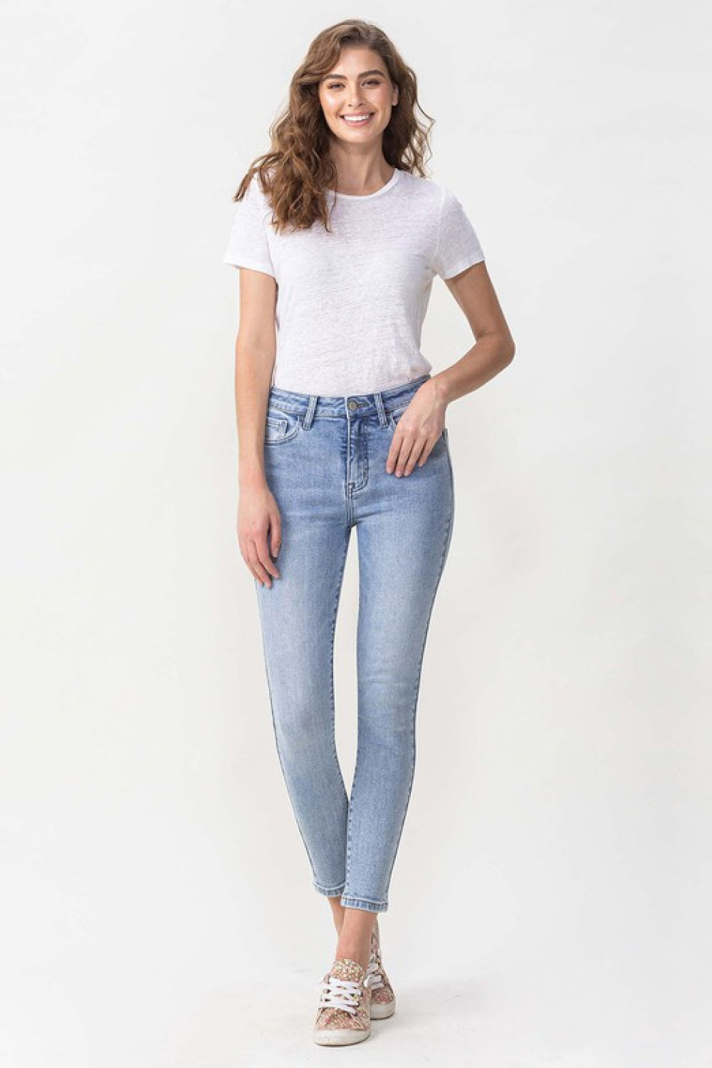 Lovervet Full Size Talia High Rise Crop Skinny Jeans - G Marie's Boutique 