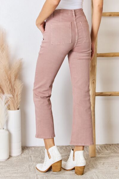 RISEN Full Size High Rise Ankle Flare Jeans - G Marie's Boutique 