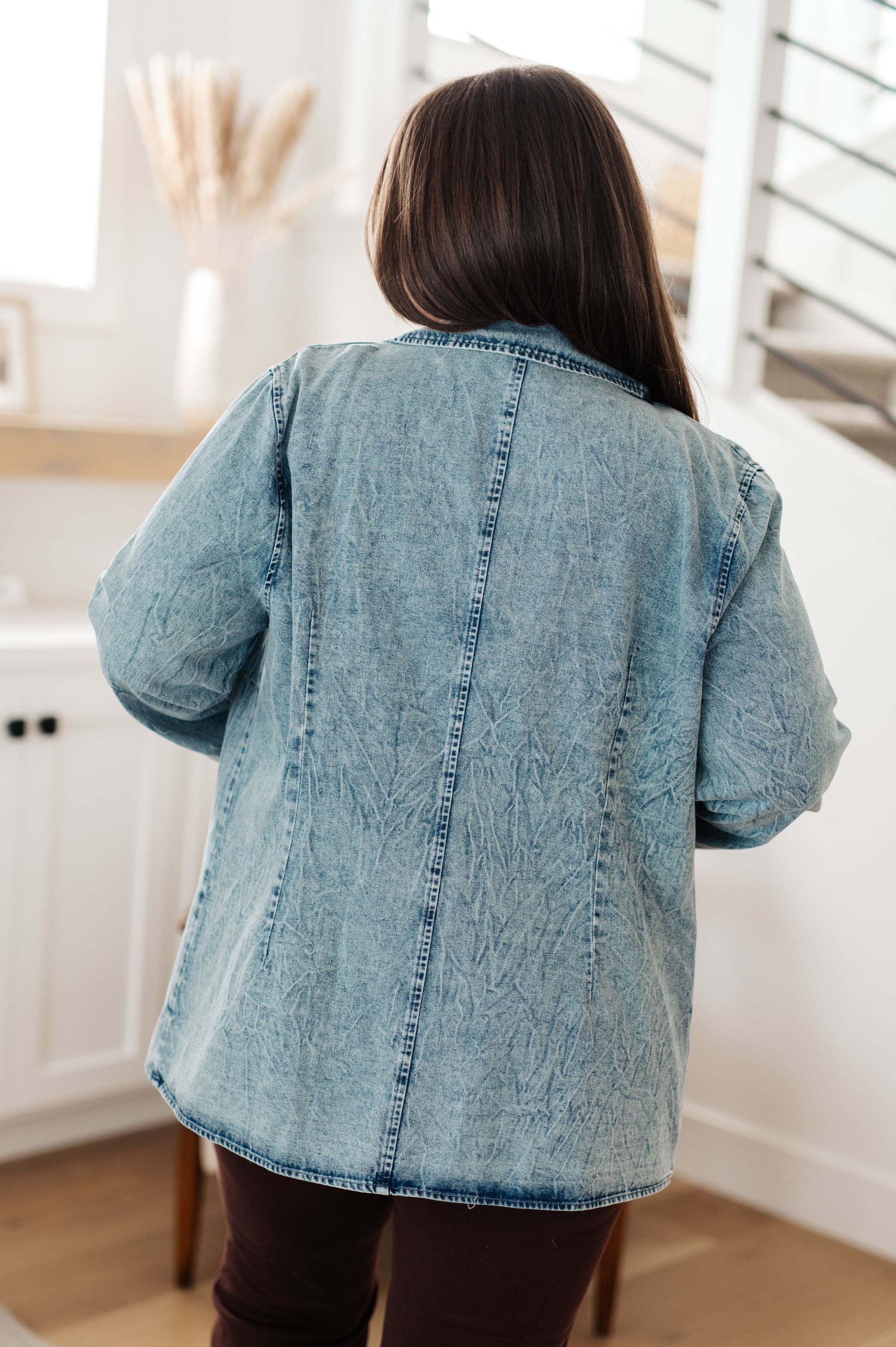 Business Brunch Denim Blazer - G Marie's Boutique 