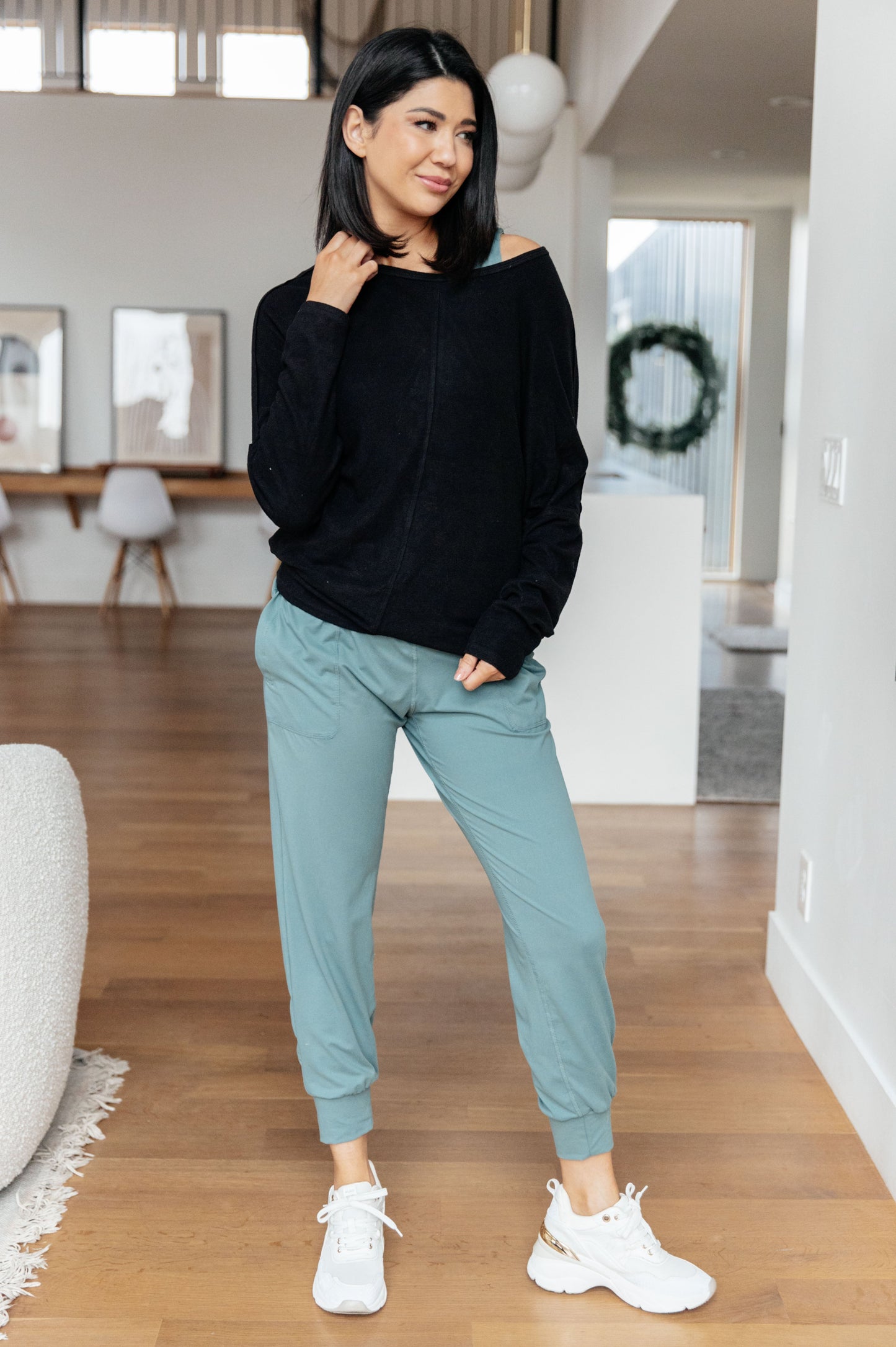 Always Accelerating Joggers in Tidewater Teal - G Marie's Boutique 