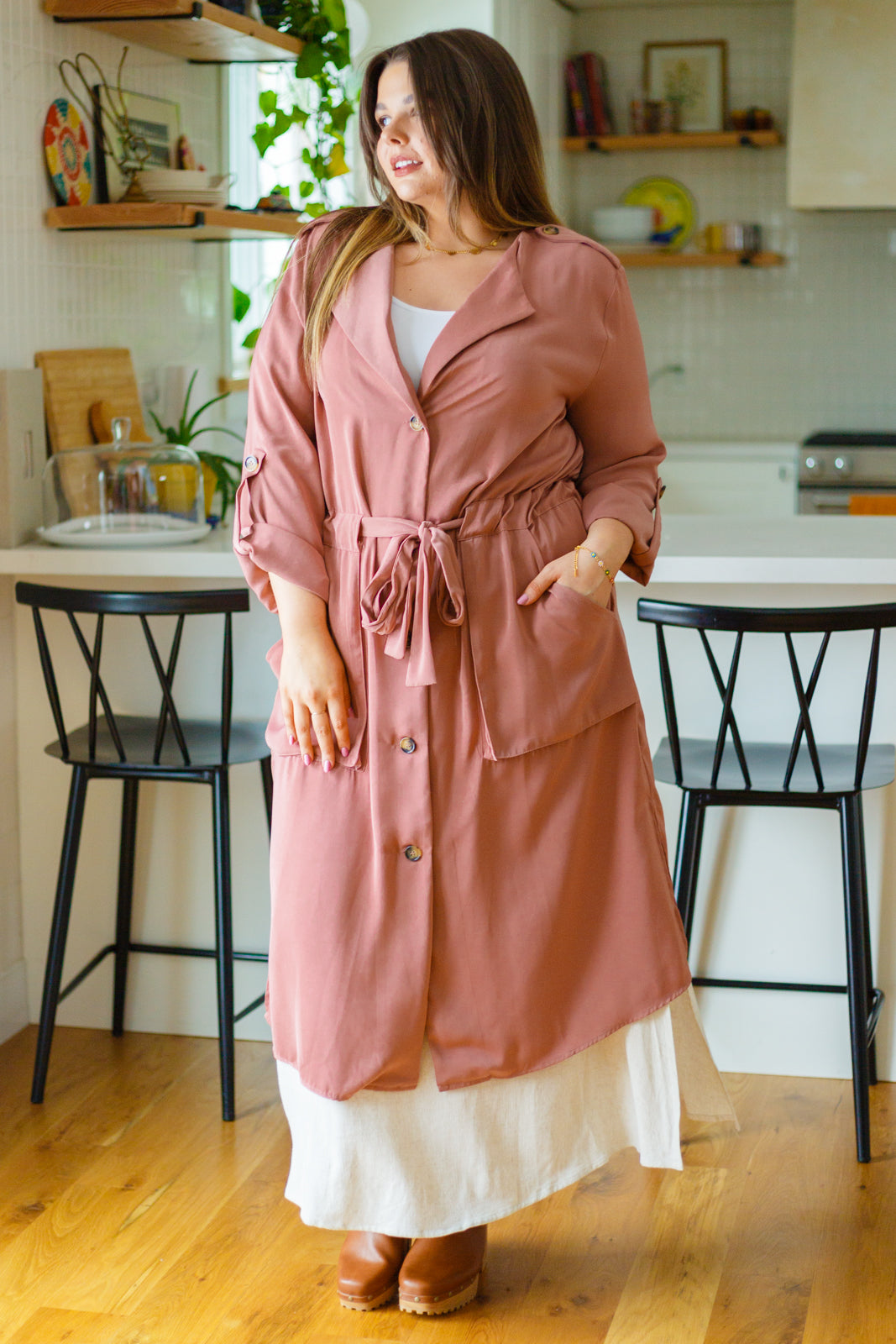 First Day Of Spring Jacket in Dusty Mauve - G Marie's Boutique 