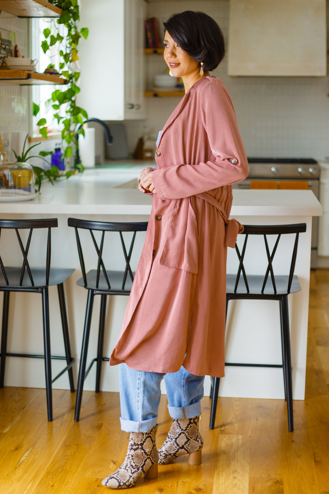 First Day Of Spring Jacket in Dusty Mauve - G Marie's Boutique 