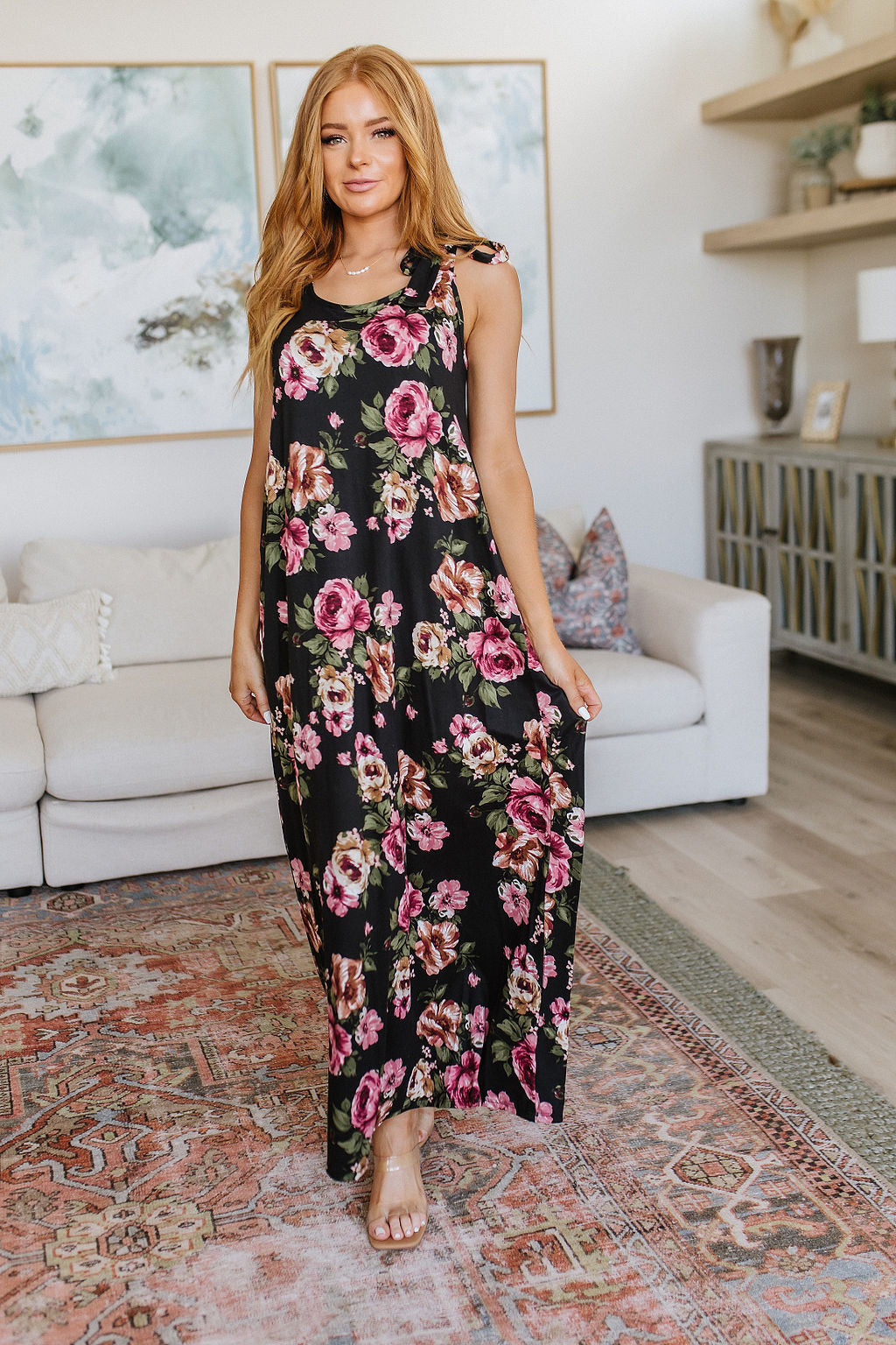 Fortuitous in Floral Maxi Dress - G Marie's Boutique 