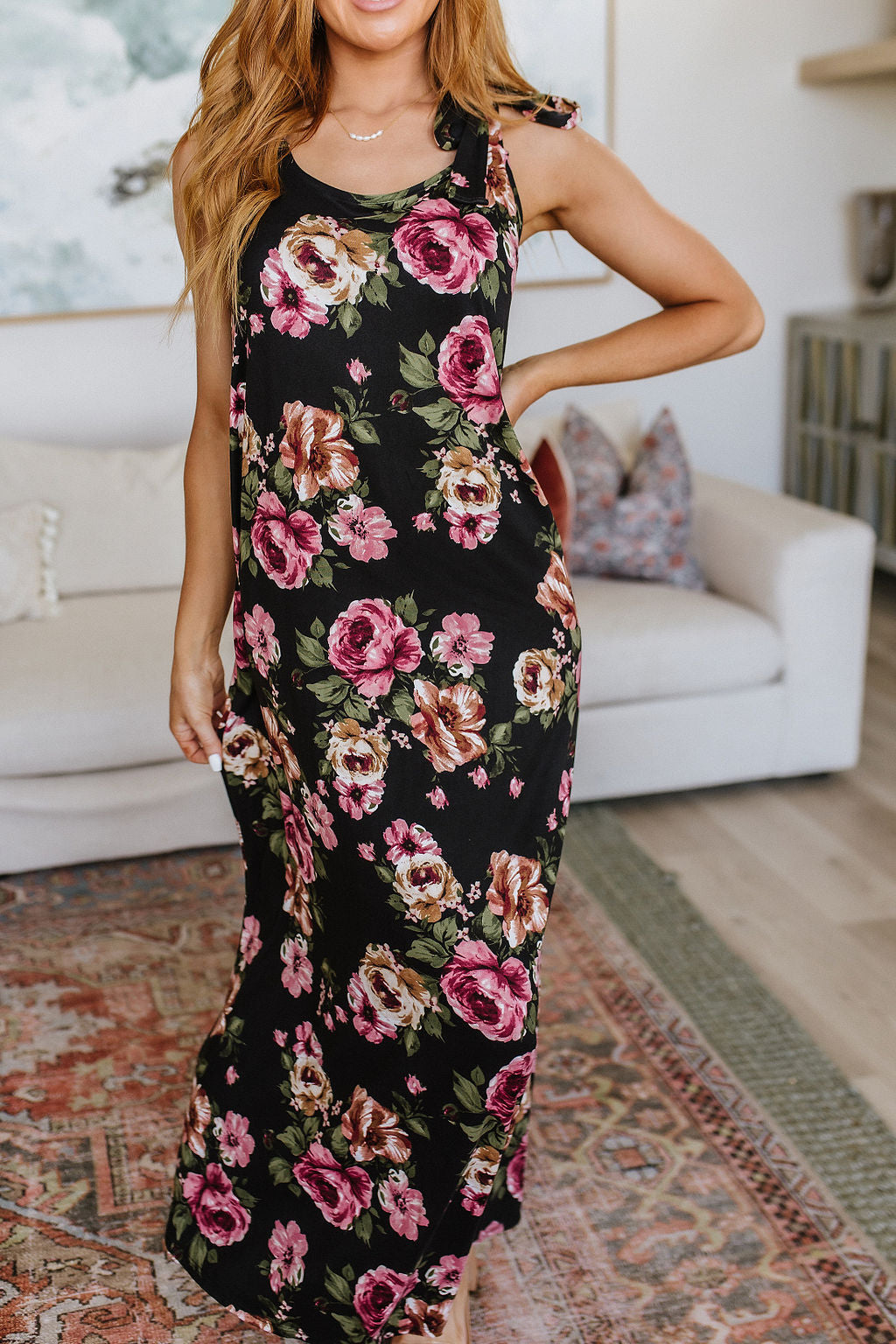 Fortuitous in Floral Maxi Dress - G Marie's Boutique 