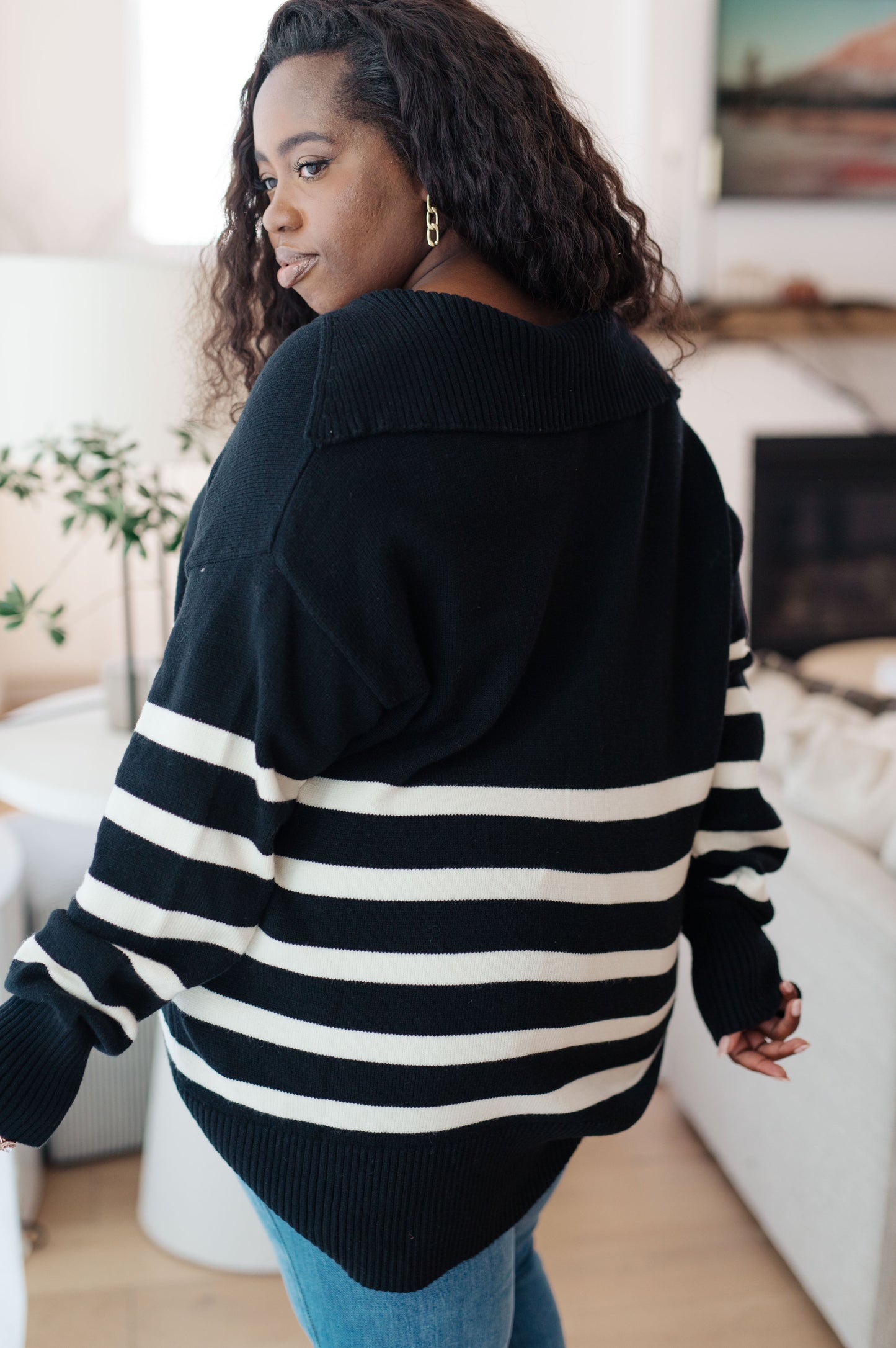 From Here On Out Striped Sweater - G Marie's Boutique 