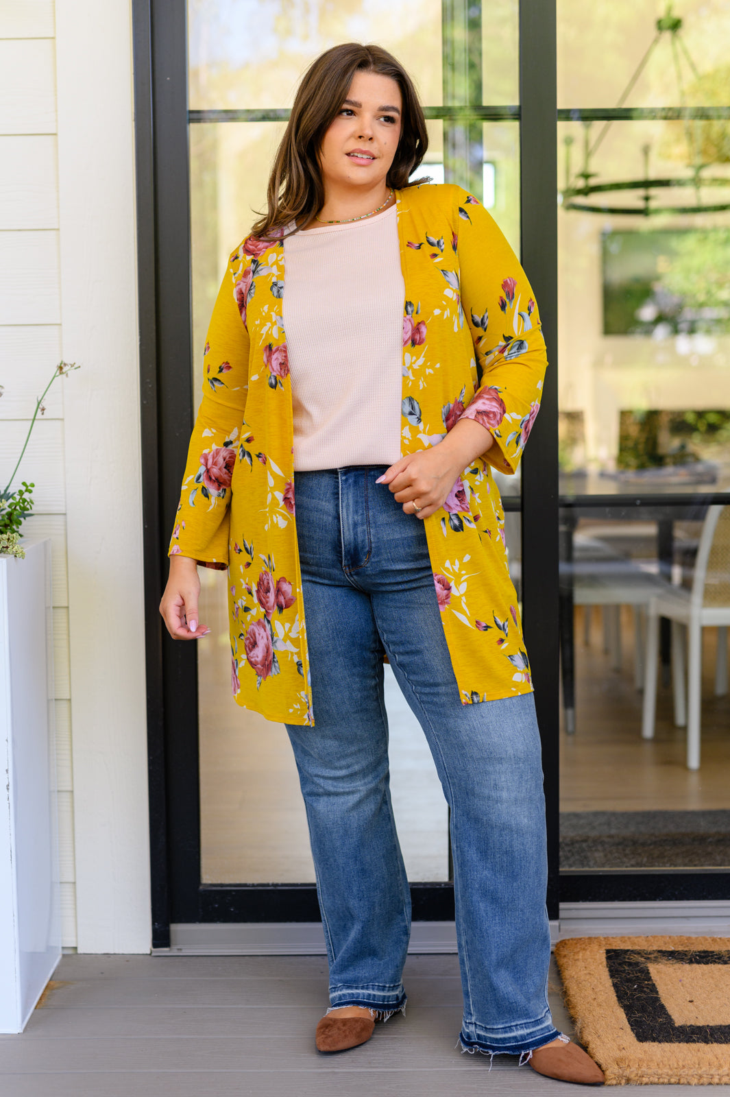 Grow As You Go Floral Cardigan - G Marie's Boutique 