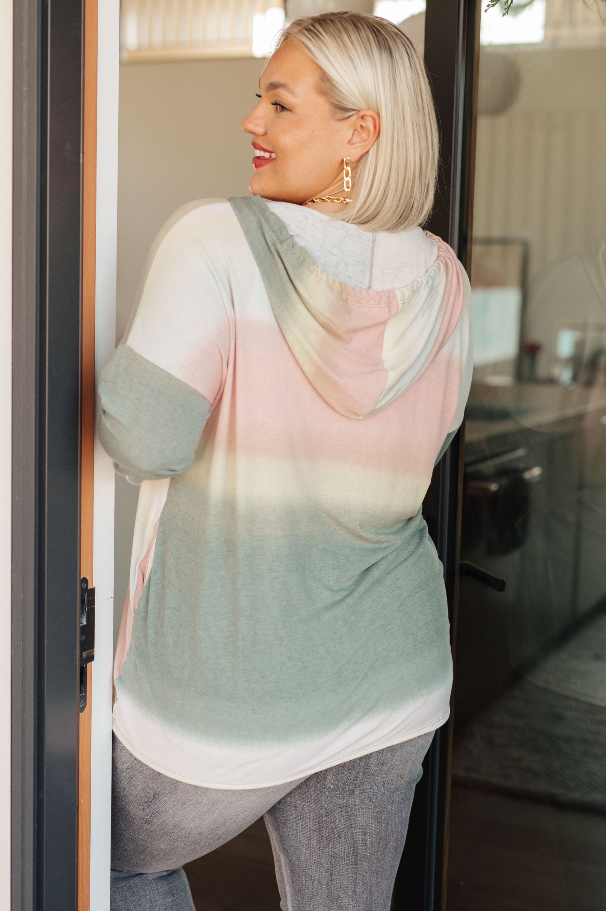 Hazy Horizon Ombre Hoodie - G Marie's Boutique 