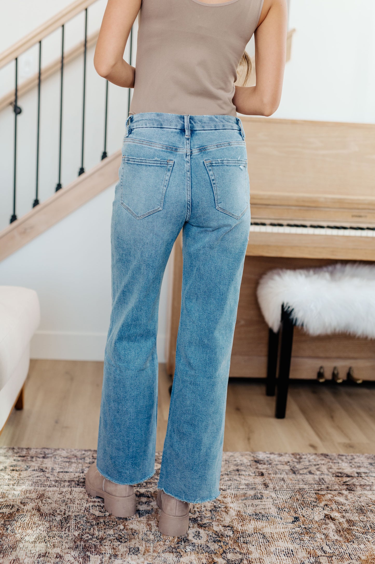 Hope High Rise Wide Leg Jeans - G Marie's Boutique 