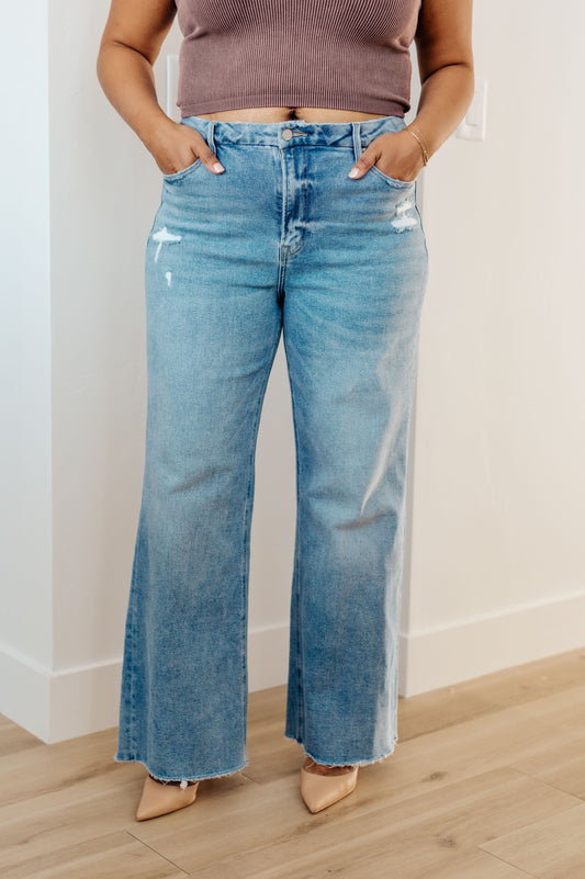 Hope High Rise Wide Leg Jeans - G Marie's Boutique 