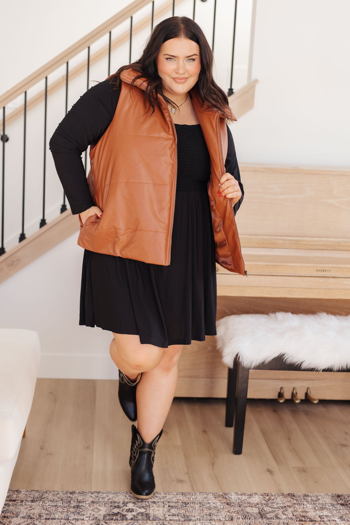 In the Thick of It Long Sleeve Skort Dress - G Marie's Boutique 