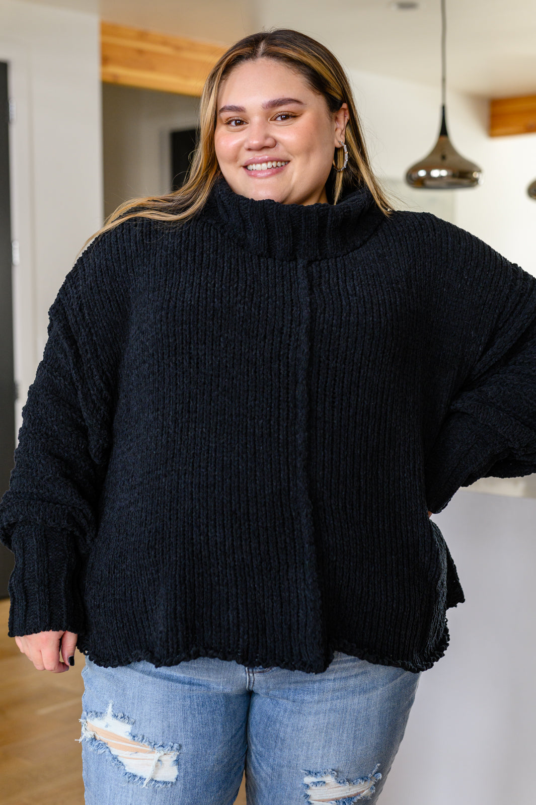 Maureen Long Sleeve Solid Knit Sweater - G Marie's Boutique 