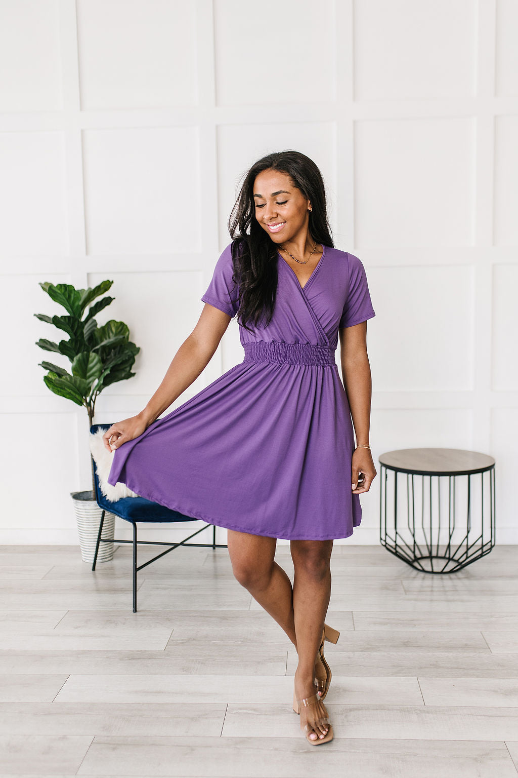 Miss Independent V-Neck Dress - G Marie's Boutique 