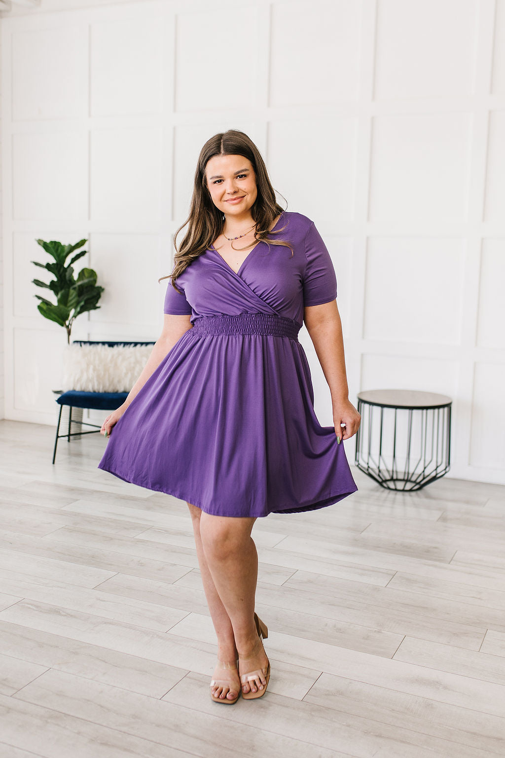 Miss Independent V-Neck Dress - G Marie's Boutique 