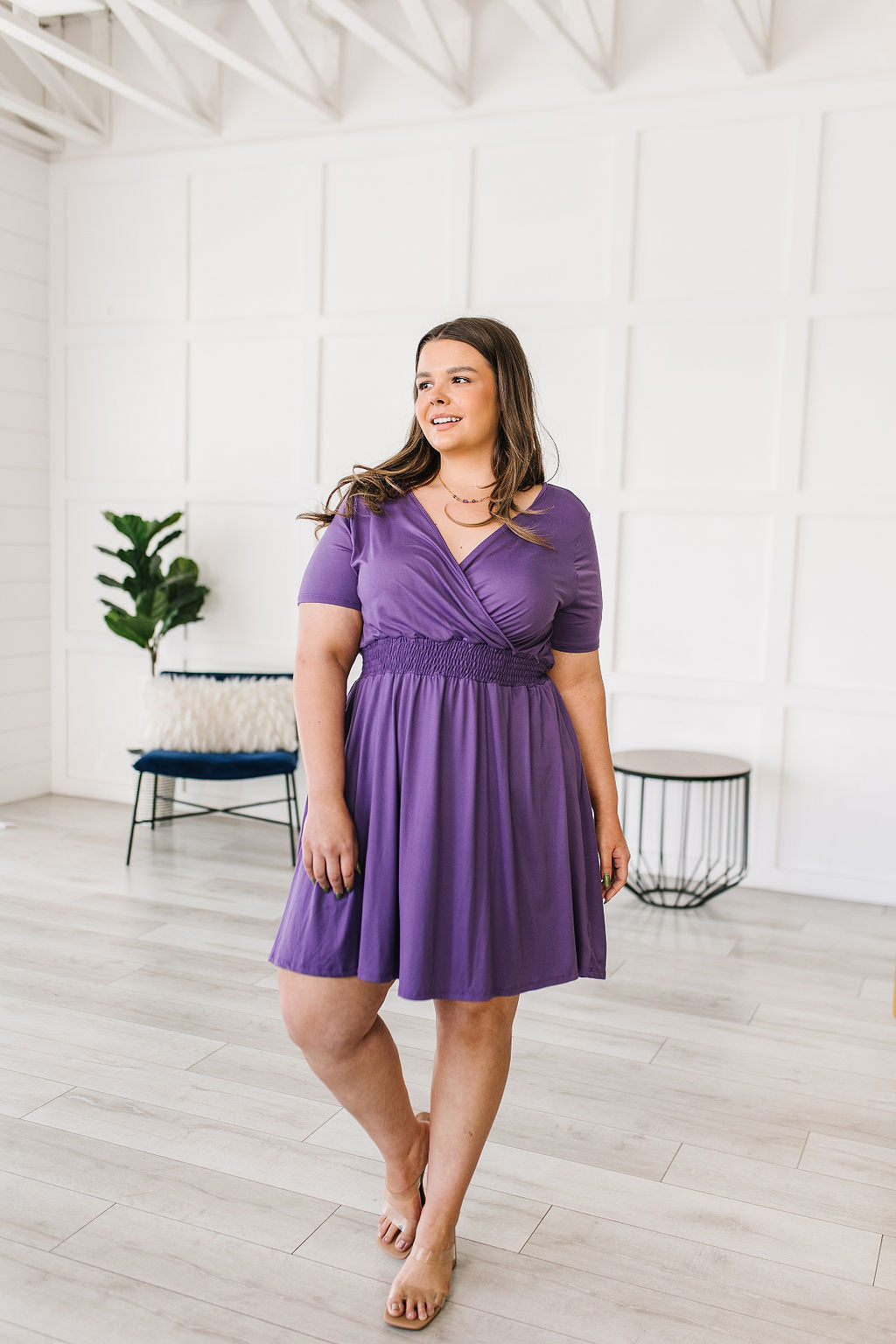 Miss Independent V-Neck Dress - G Marie's Boutique 