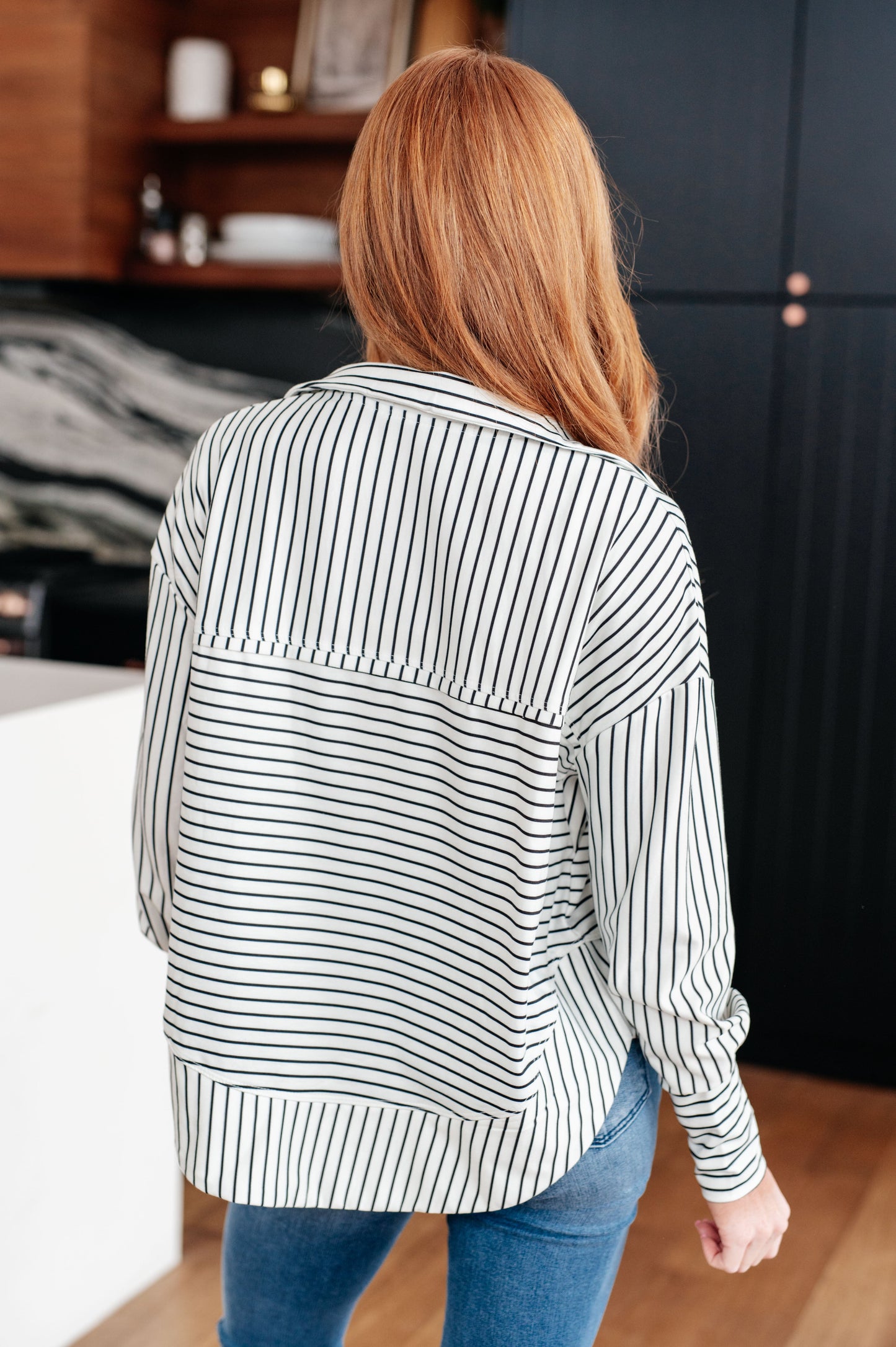 Striped Serendipity Pullover - G Marie's Boutique 