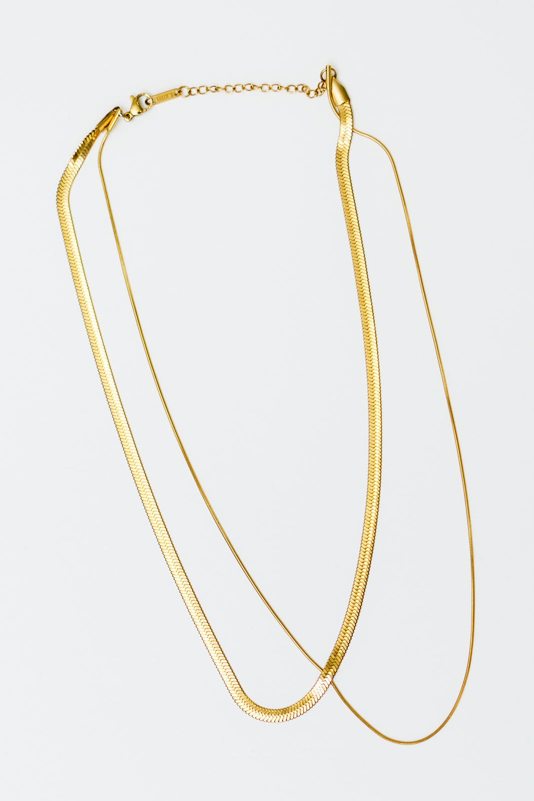 Noontide Double Chain Necklace - G Marie's Boutique 