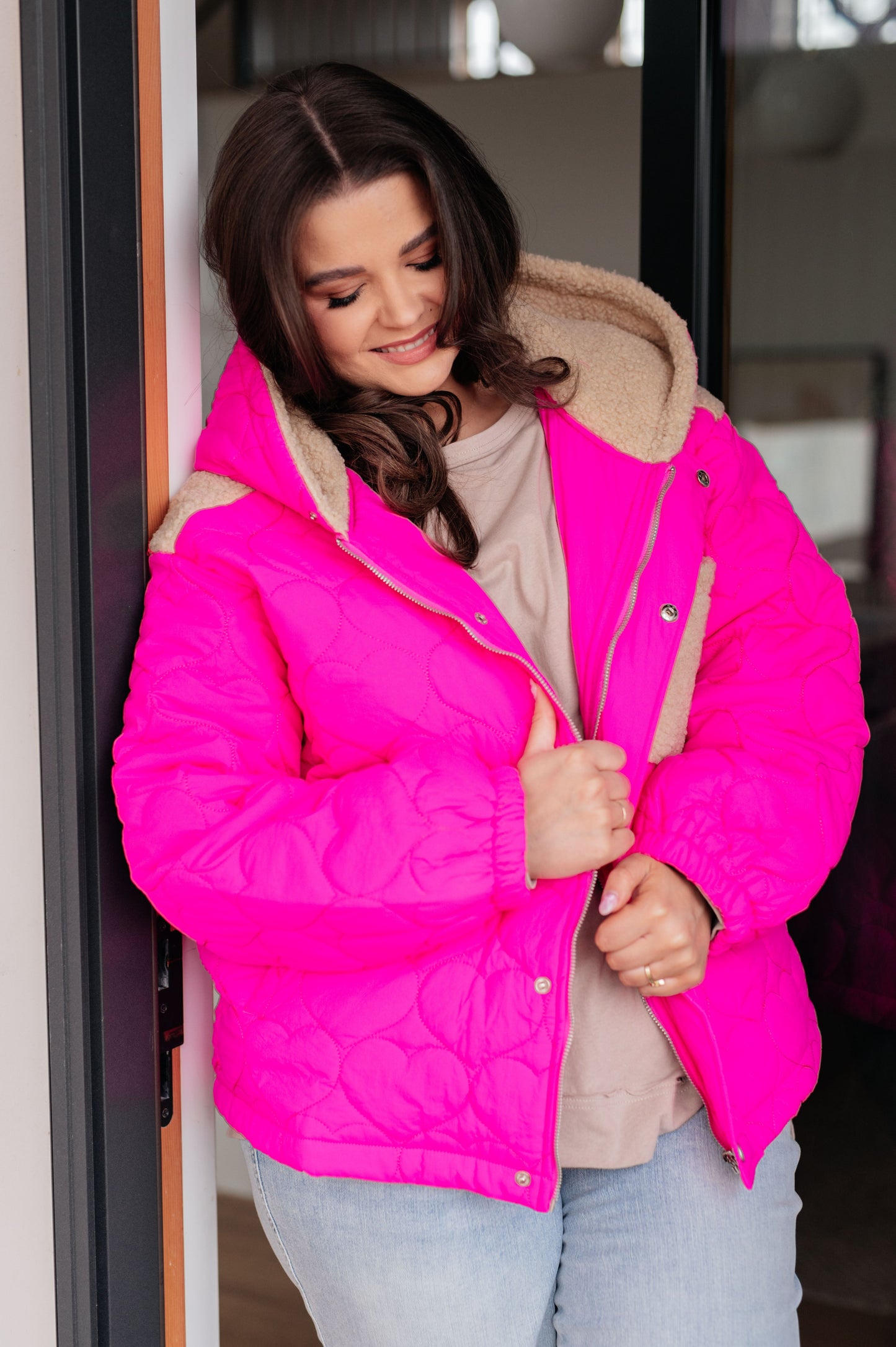 Not Sure How Puffer Jacket - G Marie's Boutique 