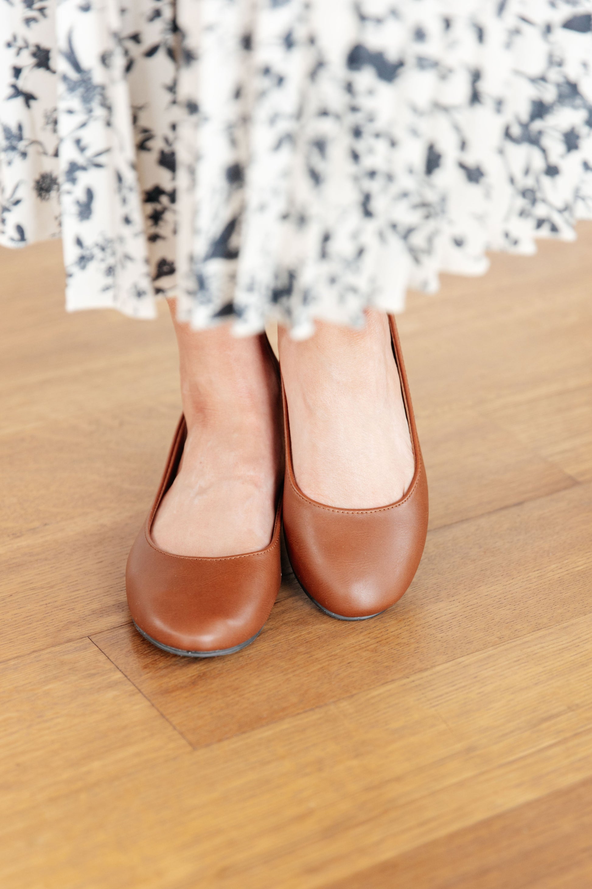 On Your Toes Ballet Flats in Camel - G Marie's Boutique 