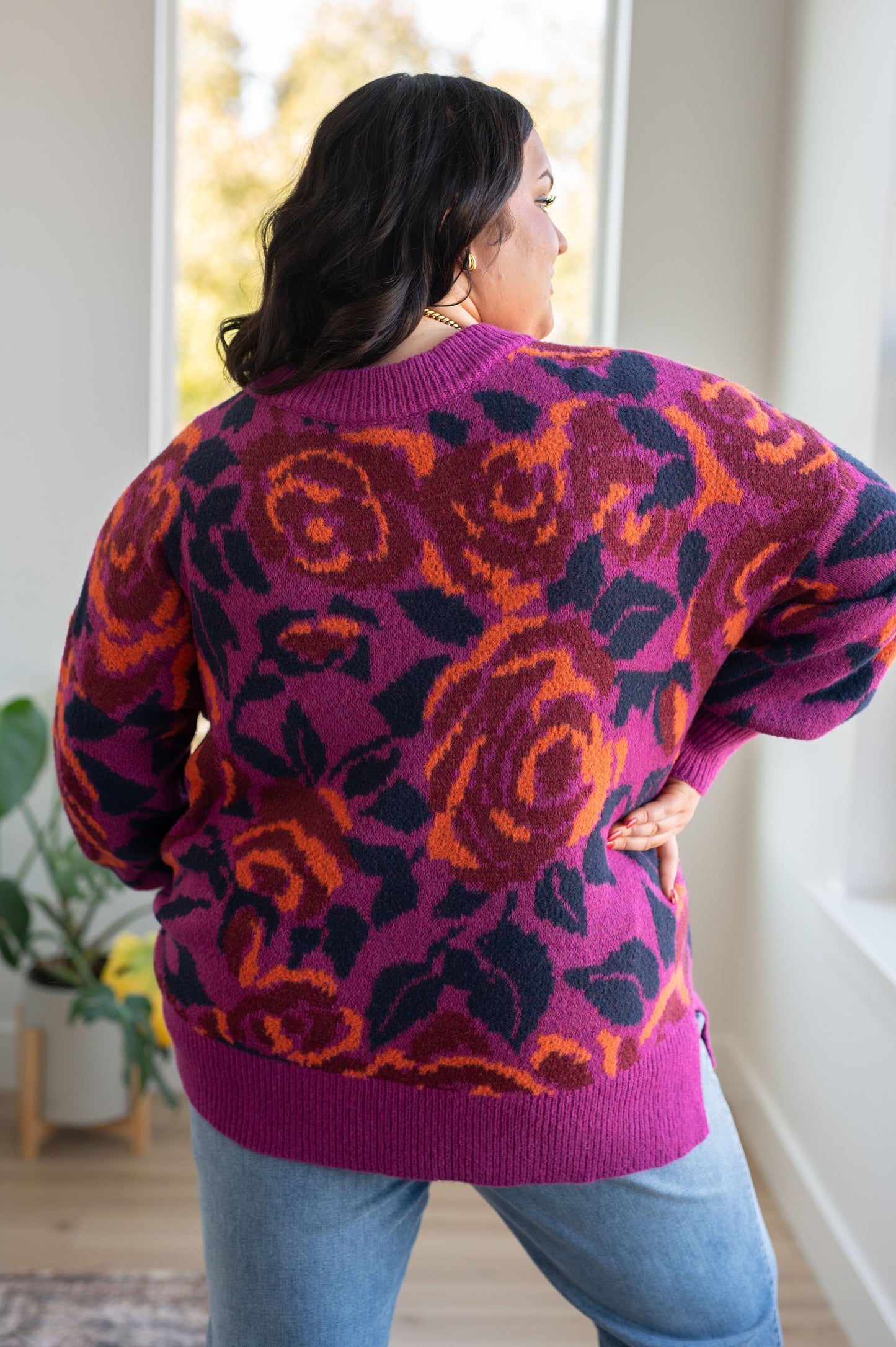 Rosie Posey Floral Sweater - G Marie's Boutique 