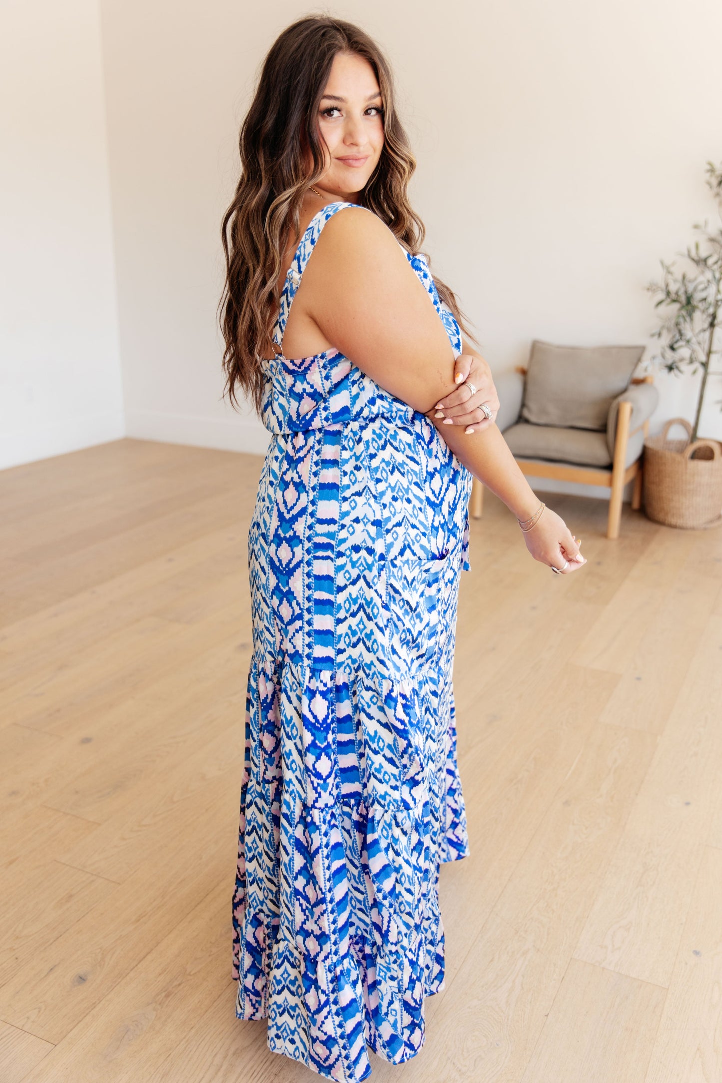 White Birch-Seas The Day Maxi Dress