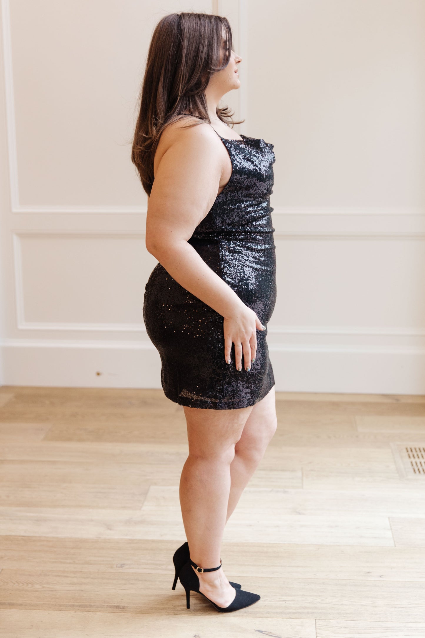 Shining in Sequins Dress in Black - G Marie's Boutique 