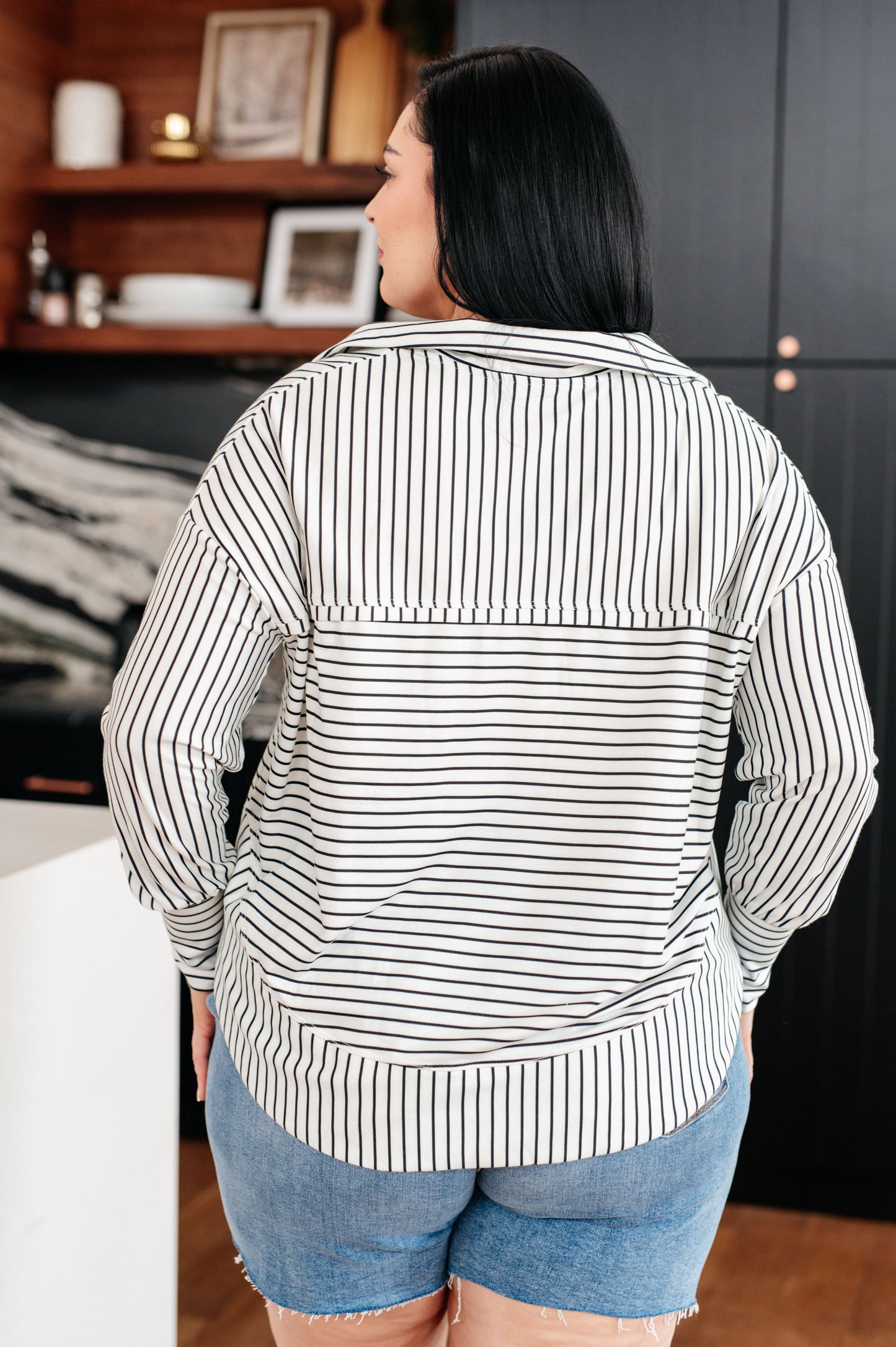 Striped Serendipity Pullover - G Marie's Boutique 