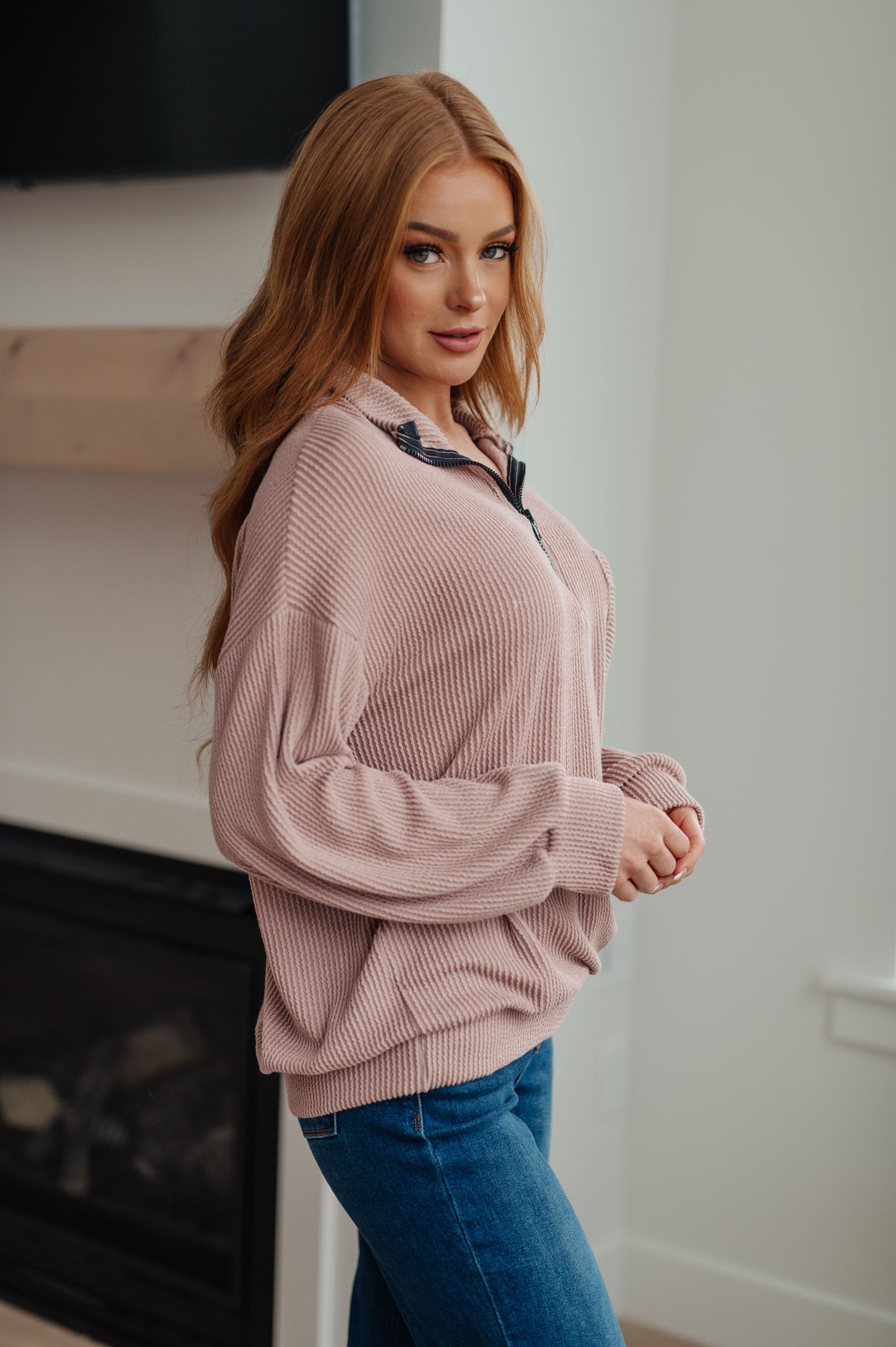 Up for Discussion Half Zip Pullover - G Marie's Boutique 