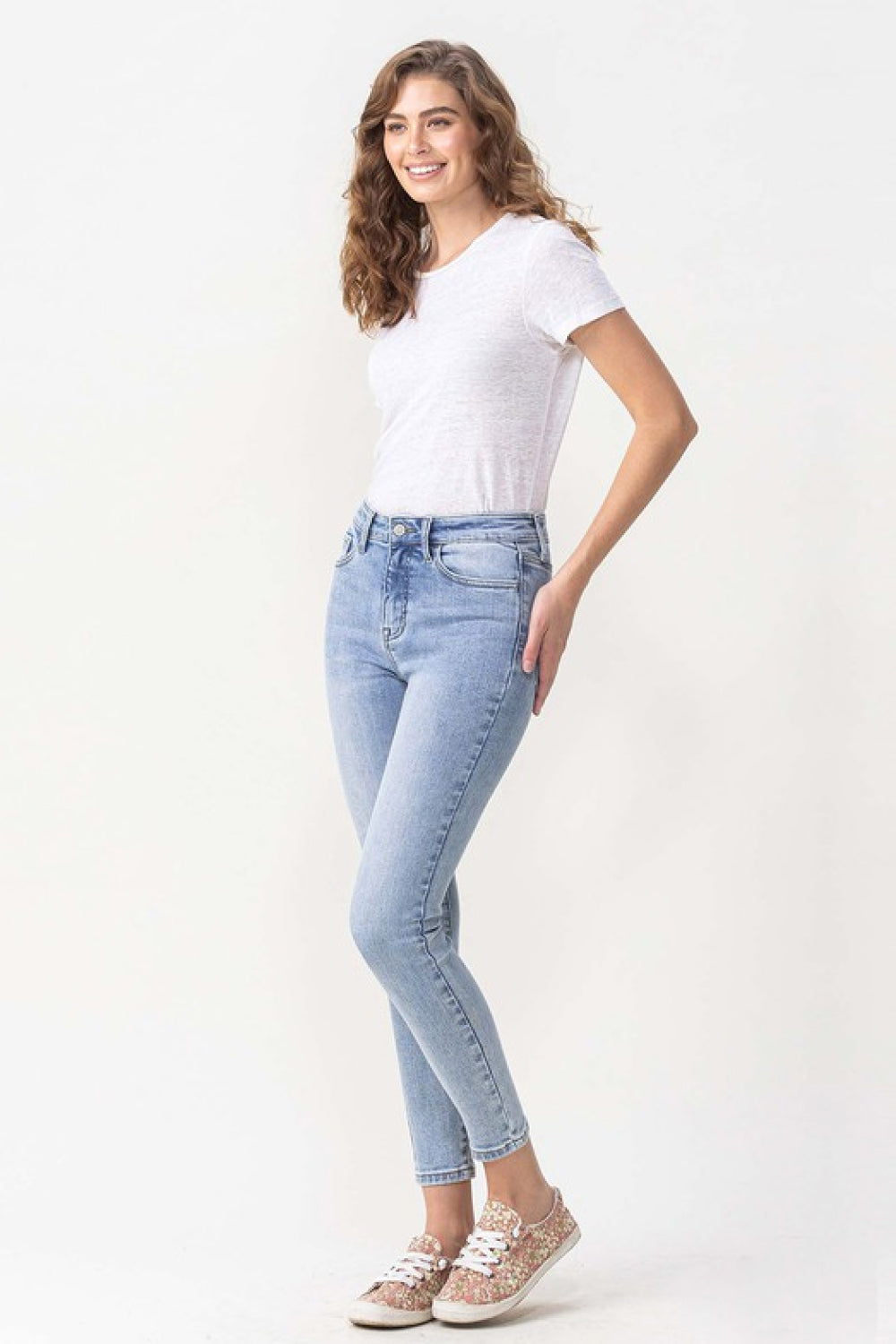 Lovervet Full Size Talia High Rise Crop Skinny Jeans - G Marie's Boutique 